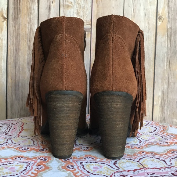 𝐒𝐁𝐈𝐂𝐂𝐀 Fringe Ankle Bootie - Picture 6 of 8